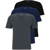 BOSS Dreierpack T-Shirts mit V-Ausschnitt aus Baumwolle Grösse XL