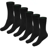 Bamboo Basics Kurzsocken "Socken 6er Pack", Damen, Gr. 35-40, schwarz, Obermaterial: 70% Viskose CV. 25% Polyamid PA. 5% Elasthan EL., Socken Kurzsocken, Topseller