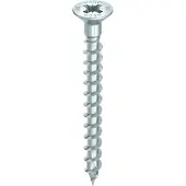 Heco TOPIX-plus 4,5 x 40, Senkkopf mit Kopfbohrung, Pozi-Drive + Kopflochbohrung 2,4 mm, Variables V