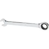 Stier Maul-Ringratschenschlüssel SW 17 mm, Knarrenschlüssel Ratschenschlüssel, Chrom-Vanadium-Stahl, 12H-Profil u. 72 Zähne