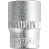 Stier Sechskant-Steckschlüsseleinsatz 1/2'', SW 12 mm, 12er Nuss, Stecknuss