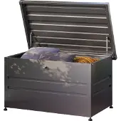 PRIMEYARD 132 x 64 cm Gartenbox, anthrazit - (GFPV00768)