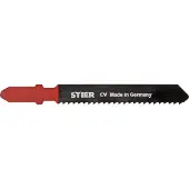 Stier Stichsägeblatt ST 75/2/1, für Holz, gerader Schnitt, 4-50mm Materialdicke, für Weichholz, Sperrholz, Multiplex, Spanplatten, Konstruktionsholz, gefräst und gewellt