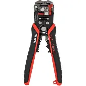 Stier Automatik-Schneid-, Crimp- und Abisolierzange mit Stromprüfer, Kabelabisolierer, Kabel Abisolierwerkzeug, Entisolierzange, cable cutter, wirestripper, Entmantler