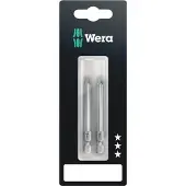 Wera 867/4 Z TORX BO Bits mit Bohrung SB, TX 30 x 70 mm, 2-teilig