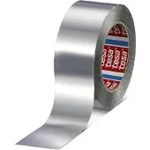 TESA Alu Tape 75µ O. Liner 34 Silber-Matt 50m x 50mm