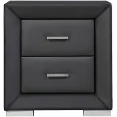 Vente-unique Nachttisch Capitole Schwarz 51.5 cm