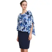 Vera Mont Cocktailkleid "Damen mit Blumenprint" Ohne Tasche Druck