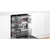 Bosch Serie 6 SMI6ZCS07E, Halb integriert, Standardgröße (60 cm), Weiß, Edelstahl, Tasten, Berührung, 1,75 m