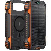 4smarts TitanPack UltiMag, 20000 mAh, Lithium Polymer (LiPo), Quick Charge 3.0, Kabelloses Aufladen, 12 V, Schwarz, Orange