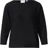 Comma Strickpullover Glitzergarn-Feinstrickpullover mit 3/4-Arm