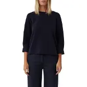 Comma Sweatshirts Marine Größe: 34 | Hemden Outlet | Damen