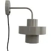 Dyberg Larsen Wandleuchten Wandlampe LED Wandbeleuchtung Leselampe Wohnzimmer Metall Schlafzimmer STOKE grau