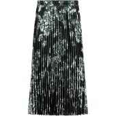 Scotch & Soda Pleated Skirt Nieuw Blossom Print Park Green Größe: S | Midiröcke Outlet | Damen | Grün