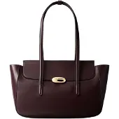 Calvin Klein Hardware Flap Tote Bag Black/tumbled Deep Gold Größe: OS | Tote Bags Outlet | Damen | Gelb
