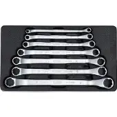 Ks Tools RESCUEpower Doppel-Ringschlüssel-Satz, gekröpft 7-tlg 6-19mm