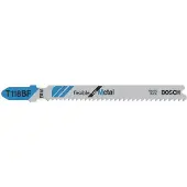 Bosch Flexible jigsaw blade 92mm T 118 BF 5pcs 2608634503