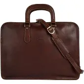 Piké Aktentasche echt Leder, Made in Italy