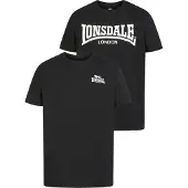 Lonsdale T-Shirt "PIDDINGHOE" Packung, 2er-Pack, 2 Stk.