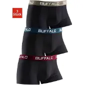 Buffalo Boxer "Boxershorts für Jungen" Packung, 3 Stk. mit kontrastfarbenem Bündchen