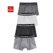 Le jogger Boxer "Boxershorts für Jungen" Packung, 4 Stk. in klassischer Passform mit Webbund