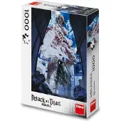 Educa DINO Puzzle Anime: Angriff auf Titan - Weibliche 1000 DLKS