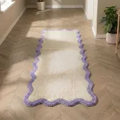 FRAAI Waschbarer Läufer - Hazy Lila Creme 80x200cm