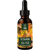 WURZELLIEBE Vitamin D3 K2 Tropfen hochdosiert 30 ml