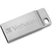 Verbatim Metal Executive - USB-Stick 16 GB - Silber, 16 GB, USB Typ-A, 2.0, Ohne Deckel, Silber