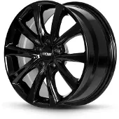 Oxxo 17 Zoll Alufelge Liberty Black 17"x7.00" 5x112 PCD ET42 66.6mm Felge Schwarz