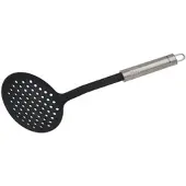 Fackelmann Schaumlöffel in Silber/ Schwarz - (L)33 cm | Gr.: onesize