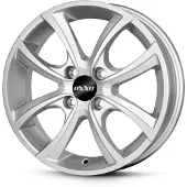 Oxxo 15 Zoll Alufelge TELESTO (OX10) 15"x5" 4x100 PCD ET32 60.10mm Felge Silber