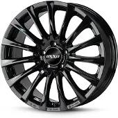 Oxxo 16 Zoll Alufelge ELAN BLACK (OX14) 16"x6.5" 5x112 PCD ET44 66.60mm Felge Schwarz