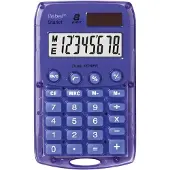 Rebell Starlet VL, Tasche, Einfacher Taschenrechner, 8 Ziffern, 1 Zeilen, Batterie/Solar, Violett