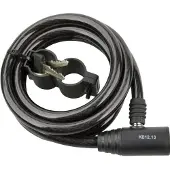 Fischer Fahrrad FISCHER Kabel-Fahrradschloss, Länge : 1.800 mm, schwarz (11610280)