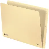 Leitz Einstellmappen Orgacolor, 2432-00-11, A4, 260 g/m2, chamois, mit Schlitzstanzung, 100 Stück