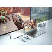 Hyper HD-H8K, USB Typ-C, HDMI, Stecker, Buchse, Gerade, Gerade