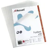 Rexel Transparent omslag A4 PVC 0.14 mm Glasklar 21780090 50 stk
