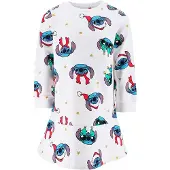 Lilo & Stitch Kleid "" in Weiß/ Bunt - 98