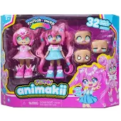 Bandai Anpassbare Puppe - - Animakii - HEA26352 - Zauberer und Schulmädchen