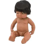 Miniland Lateinamerikanische Babypuppe 38 Cm