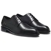 BOSS Derbys aus Leder mit Brogue-Details Grösse 41.5