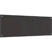 vidaXL Küchenrückwand Dunkelgrau 120 x 40 cm Gehärtetes Glas