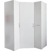 Wimex Multiraumkonzept Eckschrank Weiß Holzwerkstoff 95x95x185 cm