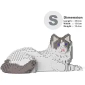 Jekca Bricks Ragdoll Cat 03S-M02 ST19RCA03-M02