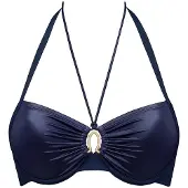 Marlies Dekkers Jet Set Majestic Blue Push Up Bikini Top Größe: 80B | Bikinis Outlet | Damen | Blau