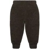 Mikk-Line Wollfilz-Hose Kind, Dark Brown Melange, 110