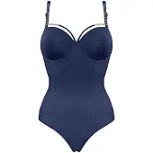 Marlies Dekkers Morana Dark Sky Blue Plunge Balcony Body Größe: 85F | Bustiers Outlet | Damen | Blau