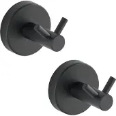 Wenko Wandhaken »Bosio black«, HxL: 5,5 x 5,5 cm, Edelstahl - schwarz