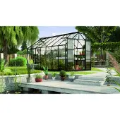 Pergart Vitavia, Aktionsangebot (inkl. 100 Euro Zubehör): Gewächshaus "Uranus 11500", schwarz, 11,5 m², 3 mm ESG